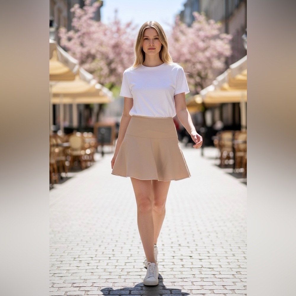 Aritiza Wilfred Le Fou - Fit And Flare Skater Mini Skirt